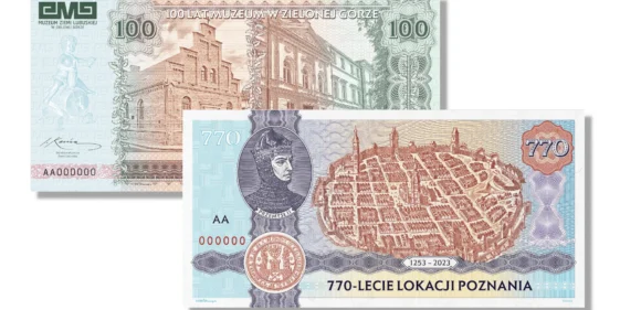 ZESTAW PROMOCYJNY – 770-lecie lokacji Poznania Seria PY + MP + AA + GRATIS! 100 lat Muzeum w Zielonej Górze