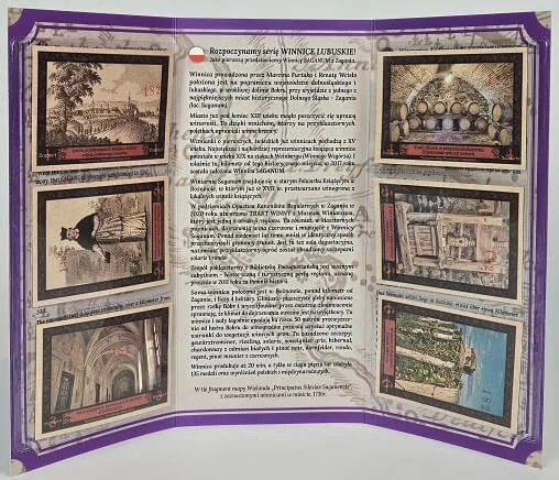 Notgeld<br>Winnice Lubuskie - Winnica Saganum<br>komplet 6 szt.<br> - obrazek 9