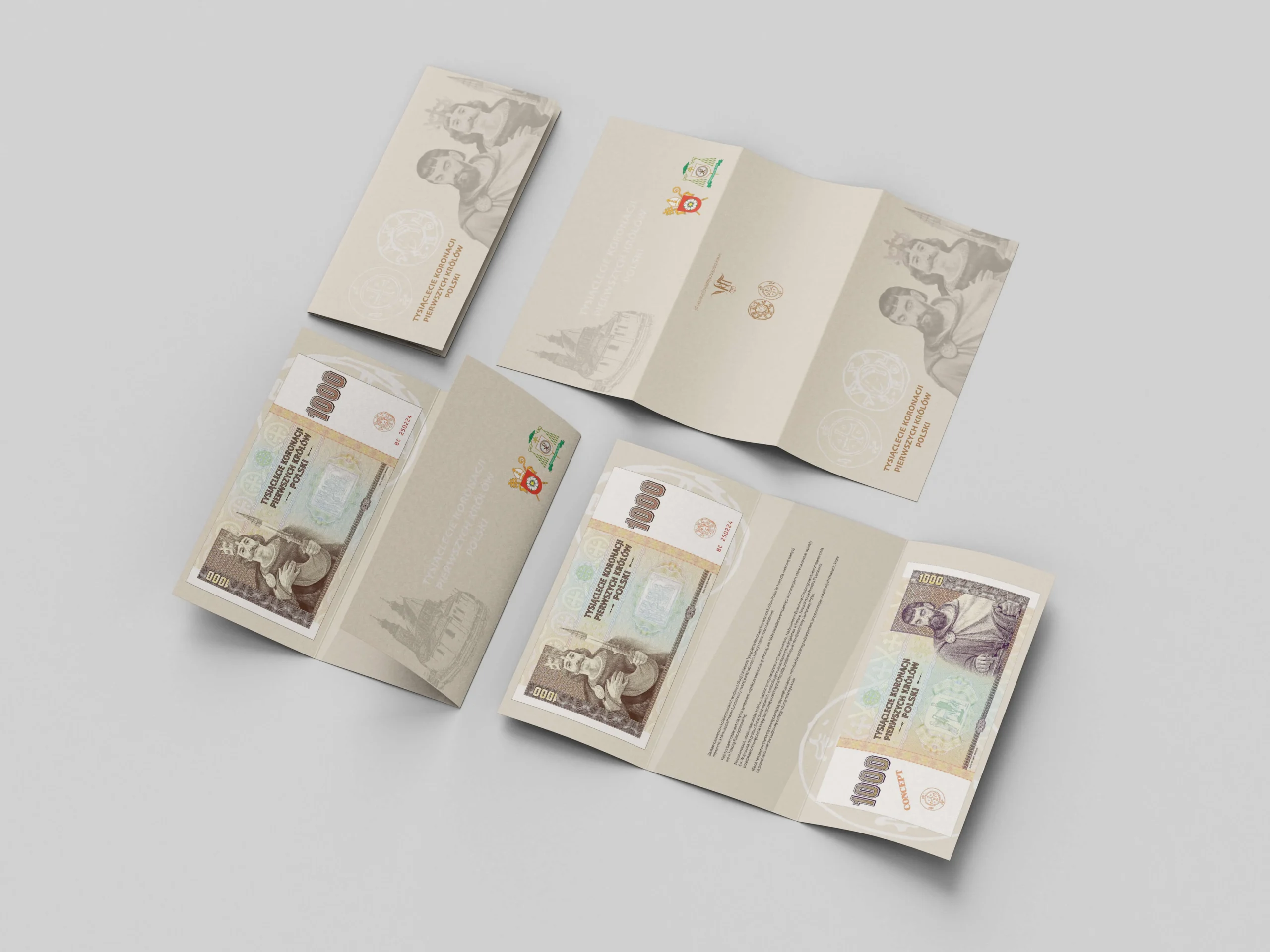 1000-lecie<br>Koronacji Królów Polski<br>Zestaw kolekcjonerski –<br>folder + dwa bony - obrazek 3