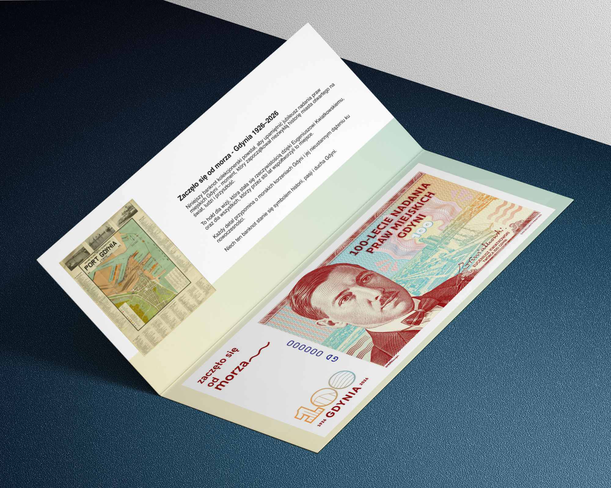 100-lecie nadania<br>Gdyni praw miejskich<br>Seria 000000<br>+ ETUI - obrazek 4